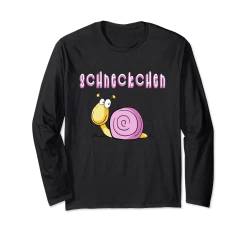 Schneckchen Tshirt I Schnecken T Shirt I Schnecke Funshirt Langarmshirt von MODARTIS - Lustige Cartoon Fun T-Shirts