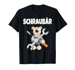 Schraubär Bär T Shirt Geschenk für Schrauber und Mechaniker T-Shirt von MODARTIS - Lustige Cartoon Fun T-Shirts