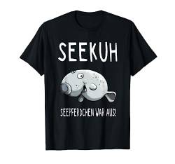 Schwimmer T Shirt mit lustigem Seekuh Seepferdchen Spruch von MODARTIS - Lustige Cartoon Fun T-Shirts