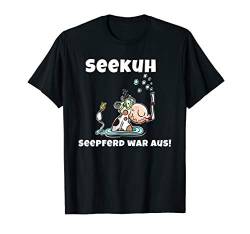Seekuh Seepferd war aus T Shirt I Kuh Taucher Funshirt von MODARTIS - Lustige Cartoon Fun T-Shirts