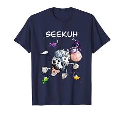 Seekuh Wortspiel I Taucher Kuh I Rind Fun T-Shirt von MODARTIS - Lustige Cartoon Fun T-Shirts