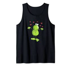 Frosch In Love T-Shirt I Herz Mädchen Damen Geschenk Tank Top von MODARTIS - Lustige Frösche T-Shirts & Geschenke