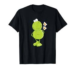Frosch Mit Blumen T Shirt I Geburstag Frühling TShirt Fun von MODARTIS - Lustige Frösche T-Shirts & Geschenke