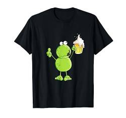 Party Frosch Mit Bier T Shirt I Funshirt Damen Herren T-Shirt von MODARTIS - Lustige Frösche T-Shirts & Geschenke