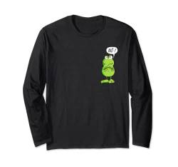 Statement Frosch I Nö Fun Design I Nein Comic Spruch Langarmshirt von MODARTIS - Lustige Frösche T-Shirts & Geschenke