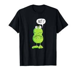 Statement Frosch I Nö Fun Design I Nein Comic Spruch T-Shirt von MODARTIS - Lustige Frösche T-Shirts & Geschenke