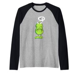 Statement Frosch T Shirt I Nö Funshirt I Nein T-Shirt Raglan von MODARTIS - Lustige Frösche T-Shirts & Geschenke