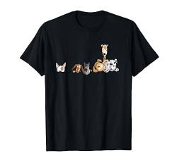 Happy Hunde Team I Hunde Fan Fun Geschenk T-Shirt von MODARTIS - Lustige Hundemotiv T-Shirts & Geschenke