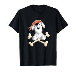 Niedlicher Piraten Hund I Pirat Hunde Comic T-Shirt von MODARTIS - Lustige Hundemotiv T-Shirts & Geschenke