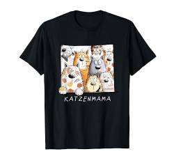 Katzenmama I Katzen Team I Katzenmotiv Katzendruck Katze Fun T-Shirt von MODARTIS - Lustige Katzen T-Shirts & Geschenke