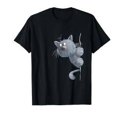 Kleine Katze I Katzenmotiv für Katzen Liebhaber T-Shirt von MODARTIS - Lustige Katzen T-Shirts & Geschenke