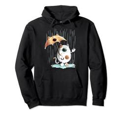 Lustige Katze mit Regenschirm I Katzenmotiv Katzen Fun Pullover Hoodie von MODARTIS - Lustige Katzen T-Shirts & Geschenke