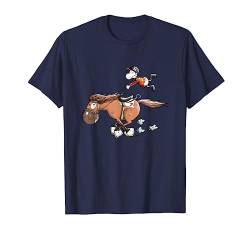 Lustiges Rennpferd mit Reiter T Shirt Pferde Geschenk Idee T-Shirt von MODARTIS - Pferde Cartoon T-Shirts & Geschenke