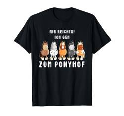 Mir Reichts Ich Geh zum Ponyhof Pferde Sprüche Fun T-Shirt von MODARTIS - Pferde Cartoon T-Shirts & Geschenke