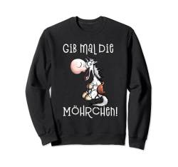 Möhrchen Pferd Funshirt Pferde Spruch T Shirt Sweatshirt von MODARTIS - Pferde Cartoon T-Shirts & Geschenke