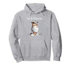 Pferde Wortspiel Wortwitz Fix und Pfertig Pferde Liebhaber Pullover Hoodie von MODARTIS - Pferde Cartoon T-Shirts & Geschenke