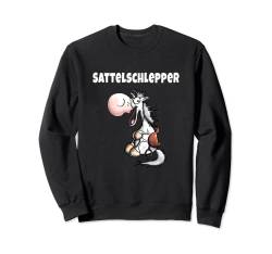 Sattelschlepper Pferd Wortspiel Fun T Shirt Pferdesprüche Sweatshirt von MODARTIS - Pferde Cartoon T-Shirts & Geschenke