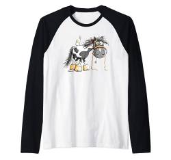 Süßer Schecke I Pferd Pony I Pferde Fan Fun Raglan von MODARTIS - Pferde Cartoon T-Shirts & Geschenke