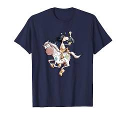 Westernpferd mit Indianer I Westernreiten Appaloosa Pferd T-Shirt von MODARTIS - Pferde Cartoon T-Shirts & Geschenke