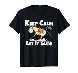 Westernreiten Sprüche I Quarter Horse I Sliding Stop Fun T-Shirt von MODARTIS - Pferde Cartoon T-Shirts & Geschenke