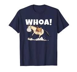 Whoa Westernpferd im Sliding Stop I Quarter Horse Fun T-Shirt von MODARTIS - Pferde Cartoon T-Shirts & Geschenke