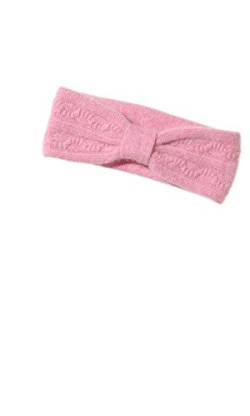 Modassori Damen-Mode Strickware Stirnband Wolle Angora Kaschmir Acryl weich kuschelig Pink uni Kollektion Sophia 2023 von MODASSORI