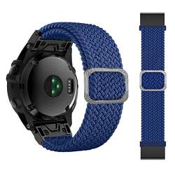 MODBAND 22 26 mm elastische Smartwatch-Armbänder für Garmin Fenix 7 7X 6 6X Pro 5X 5 3HR 945 S60 S62 QuickFit Release Strap Nylon Armband, 22mm Fenix 7 6, Achat von MODBAND