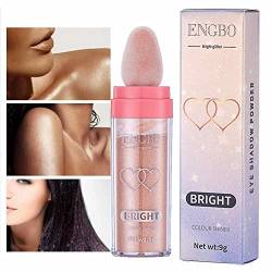 Fairy Highlighter-Pulver | Highlighter Make-up Puder Schimmer | Shimmer Powder Highlighter Body Glitter Powder Stick für Mädchen & Frauen Modgal von MODGAL