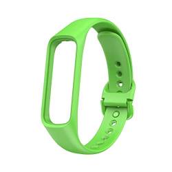 CAREG Qualität TPU Riemen for Samsung Galaxy Fit-e Watchband Sport Silikon Armband kompatibel mit Samsung Galaxy Fit-e Smartwatches Accessoires Durable (Color : Green) von MODINK