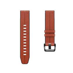 CAREG Watchband -kompatibel mit Fenix ​​6x 5x Silicon+Leder Uhrengurt 26 mm 22 mm kompatibel mit Fenix ​​5 6 5plus Ersatzband kompatibel mit Forerunner 935 -Gürtel Durable ( Color : Dark Brown , Size von MODINK
