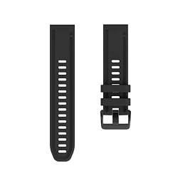 MODINK CAREG 20mm Uhrenband kompatibel mit Fenix 6s Pro -Gurt Weiches Silikonarmband mit schnellem Armbandband mit Fenix 5s plus Uhr kompatibel Durable (Color : Noir, Size : 20mm) von MODINK
