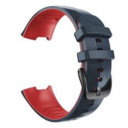 MODINK CAREG Bänder kompatibel mit Fitbit Ladet 3/3 SE/4 Spezial Edition Watchbänder Silikonersatzarmband kompatibel mit Fitbit Lad 3/4/3 SE Durable (Color : Stone-Red, Size : S) von MODINK