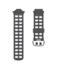 MODINK CAREG Uhrenband kompatibel mit Forerunner 31 0xt Buntes Sport Silicon Ersatzwachgurt kompatibel mit Forerunner 31 0xt Armband Durable (Color : Grey Light-Grey, Size : For Forerunner 310XT) von MODINK
