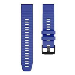 MODINK CAREG Weiche Silikonbänder kompatibel mit Fenix 6x/6x Pro 26 -mm -Wachband -Armband 26 mm mit Fenix kompatibel 5x/5x Plus/3 Stunden Durable (Color : Royal Blue, Size : 26mm) von MODINK