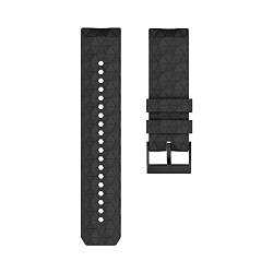 MODINK CAREG Weiches Silikon -Uhrband -kompatibel mit Suunto 9 Barogurt 24 mm Breite Ersatz Silikon Armband kompatibel mit Suunto Spartan/9 Baro Kupfergurt Durable (Color : Noir, Size : 24mm) von MODINK
