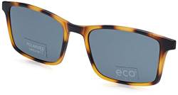 MODO & ECO Damen Flint Clip On Sonnenbrille, grün (Dark Tortoise), 48 von MODO & ECO