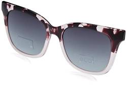 MODO & ECO Damen Wiillow Clip On Sonnenbrille, Pink Tort Gradient, 50 von MODO & ECO