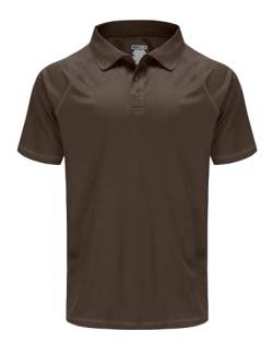 Herren-Golf-Poloshirt, kurzärmelig, feuchtigkeitsableitend, hohe Größen: M-7XL - - XXL von MOHEEN