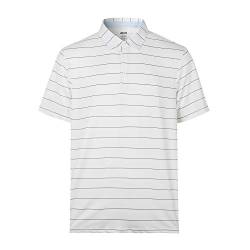 MOHEEN Herren-Poloshirt, kurzärmelig, feuchtigkeitsableitend, sportlich, lässig, Golf-Kragen, große Größen: M-7XL, #12140 Weiß, 4X-Groß von MOHEEN