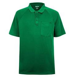 MOHEEN Herren Poloshirt/Funktionsshirt in Übergrößen S bis 6XL - für Sport Freizeit und Arbeit, MEHRWEG (Grün, 3XL) von MOHEEN