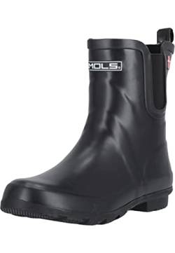 MOLS Damen Rubber laarzen Silverwater Silverwater 1001 Black 39 von MOLS