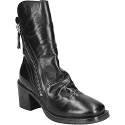 MOMA Stiefelette 1CW343-CU, Glattleder, Schwarz, Damen EU 38,5 von MOMA