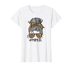 #MOMLIFE Damen MOM LIFE Leopardenmuster T-Shirt von #MOMLIFE – APARELL WITH LOVE