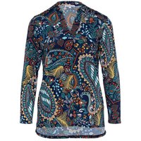 MONACO blue Blusenshirt Schlupfbluse figurumspielend mit ornamentalem Paisleydruck von MONACO blue