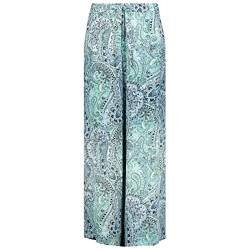 MONARI Damen Hose Wide Leg mit Paisley Muster Fresh Mint Gemustert - 38 von MONARI