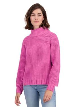 MONARI Damen Pullover mit Perlfangmuster deep pink - 40 von MONARI