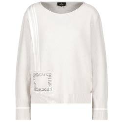 MONARI Damen Pullover mit Strass Champagne Weiss - 44 von MONARI