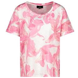 MONARI Damen T-Shirt geblümt pink Smoothie Gemustert - 46 von MONARI