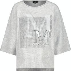 MONARI Pullover mit Strass Pullover in Grau, Größe 42 von MONARI