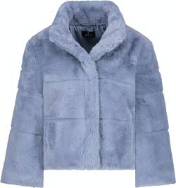 Monari Fake-Fur Jacke Jacke in Grün, Größe 44 von MONARI